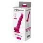 REAL LOVE DILDO WITH BALLS 7INCH FUCHSIA