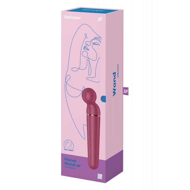 SATISFYER PLANET WAND-ER BERRY + ROSEGOLD