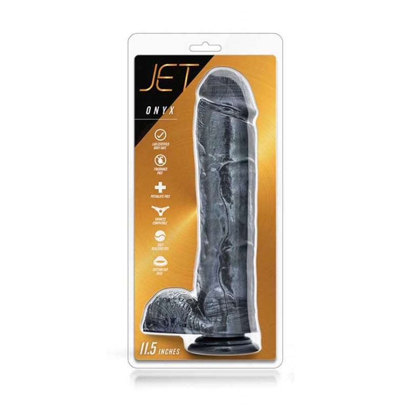 Realistlik dildo 22cm must - jet onyx