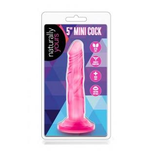 Klassikaline dildo 14,5 cm roosa - naturally yours - mini cock