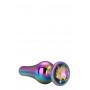 Gleaming love coloured pleasure plug m