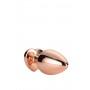 Gleaming love rose gold plug small