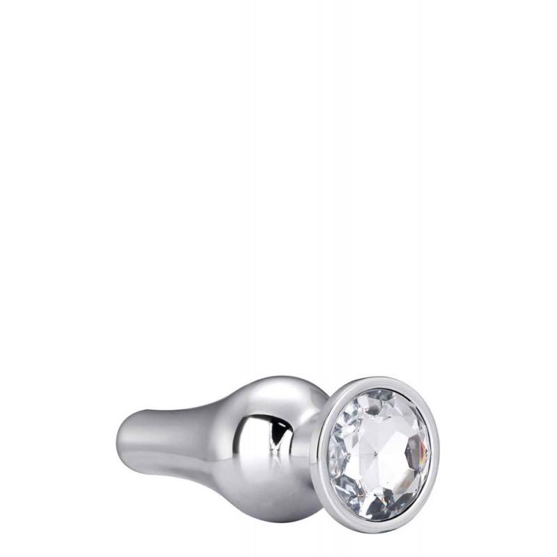 Gleaming love silver pleasure plug m