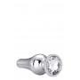 Gleaming love silver pleasure plug m