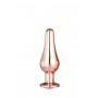 Gleaming love rose gold pleasure plug s