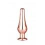 Gleaming love rose gold pleasure plug m