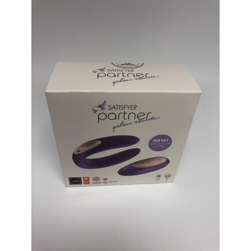 couple's vibrator - Satisfyer double plus remote purple