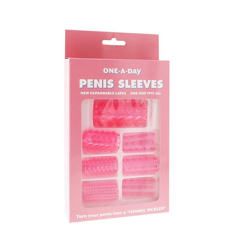 One-a-day penis sleeves pink