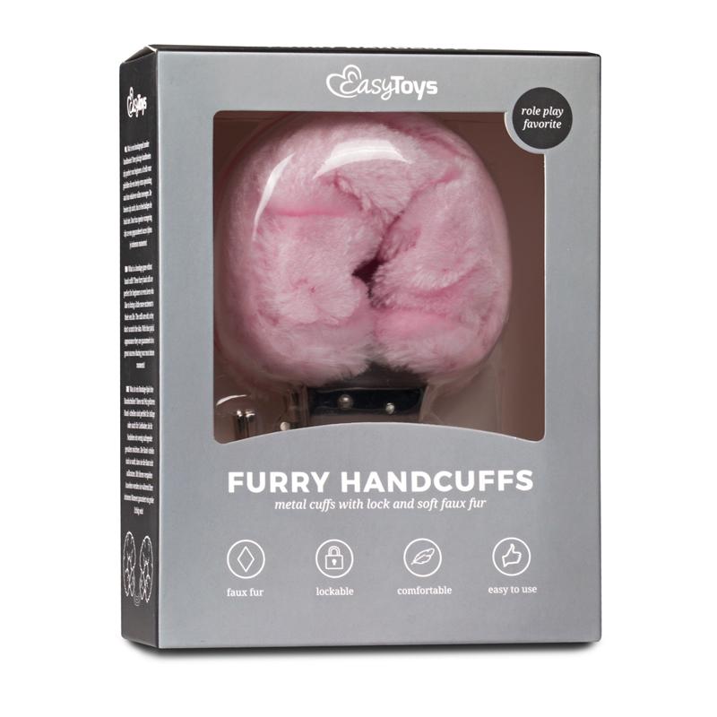 Furry Handcuffs - Pink