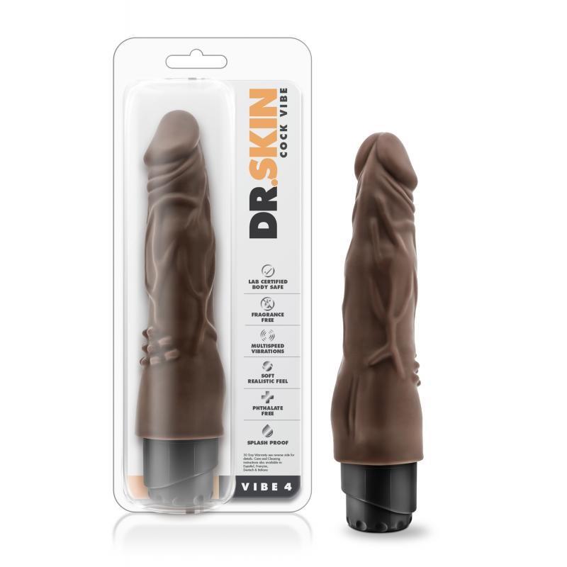 Dr. Skin - Cock Vibe no4 Vibrator - Chocolate