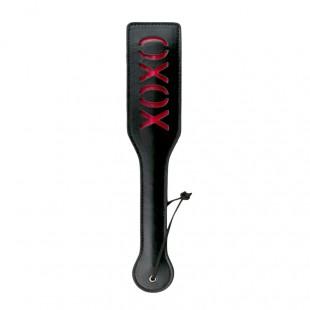 Black Leather Paddle - XOXO