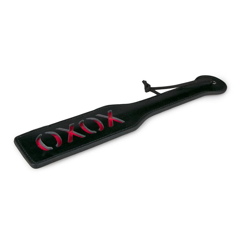 Black Leather Paddle - XOXO