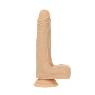 Naked addiction - 7.5 inch rotating & thrusting & vibrating dong with remot