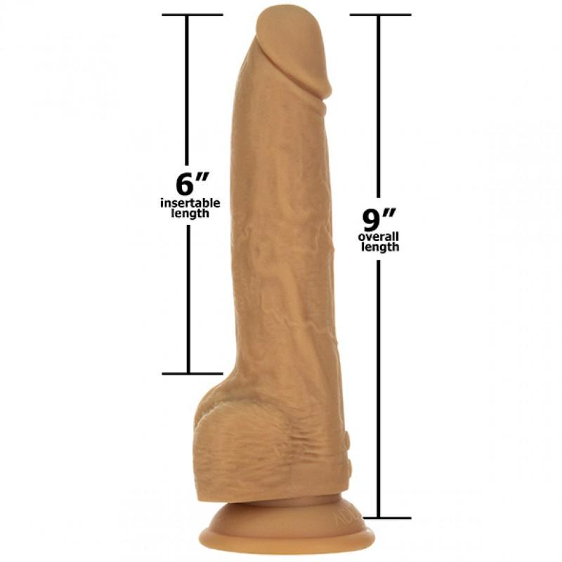 Tõukedildo puldiga 23cm - Naked addiction