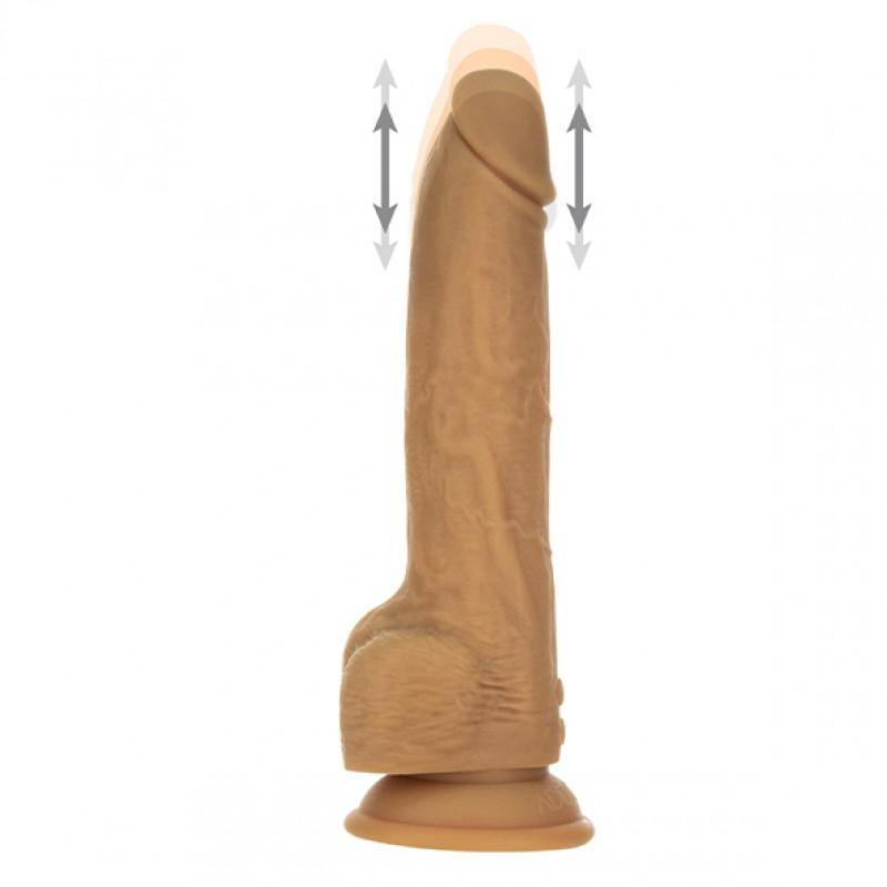 Tõukedildo puldiga 23cm - Naked addiction