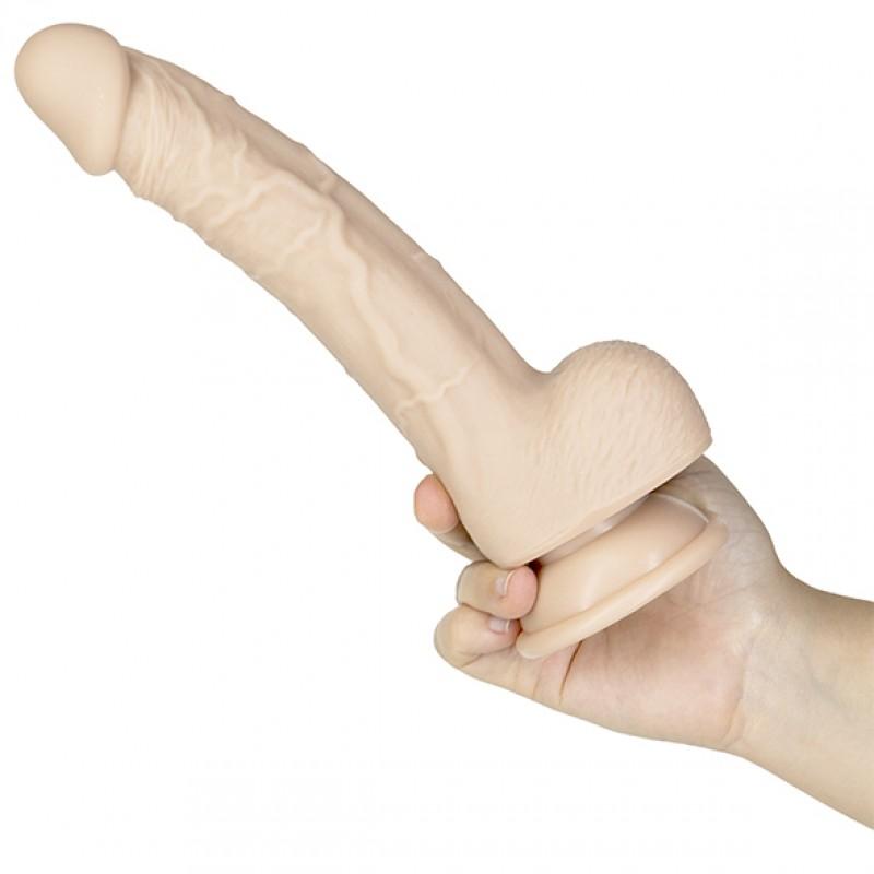 Dildo vibrokuuliga - 24cm - addiction - tristan