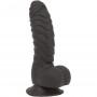 Silikoonist sooneline dildo iminapaga 18cm must - Addiction