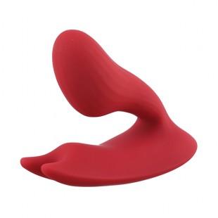 Smart Wearable Dual Motor Vibrator Red - Magic Motion - Umi