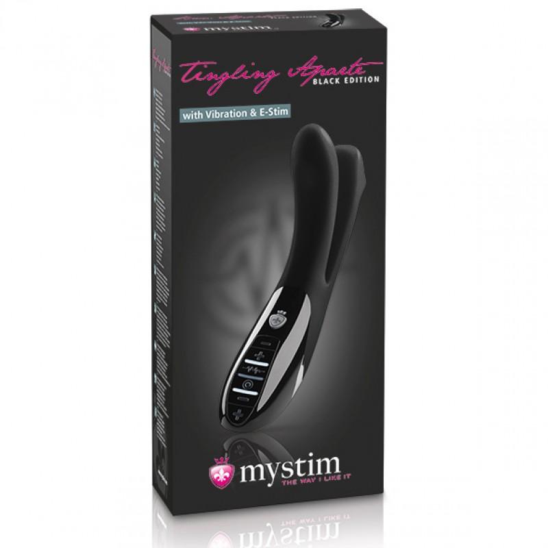 Mystim - tingling aparte estim vibrator black