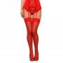 Obsessive - s800 stockings red l/xl