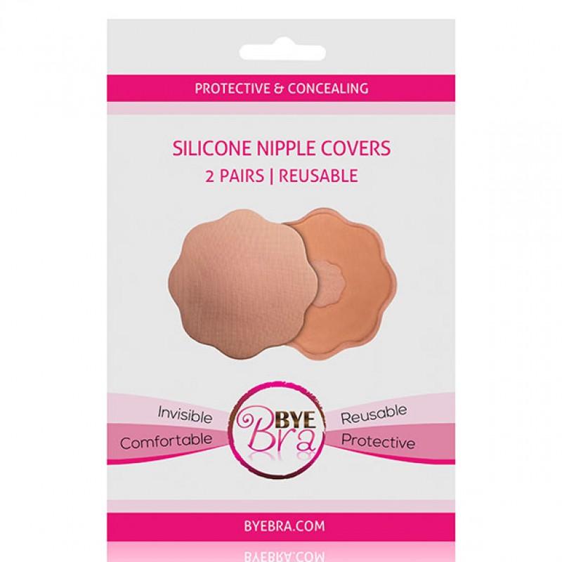 Bye bra - silicone nipple covers nude 2 pairs