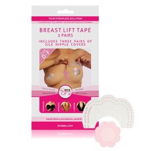 Bye bra - breast lift & silk nipple covers d-f 3 pairs