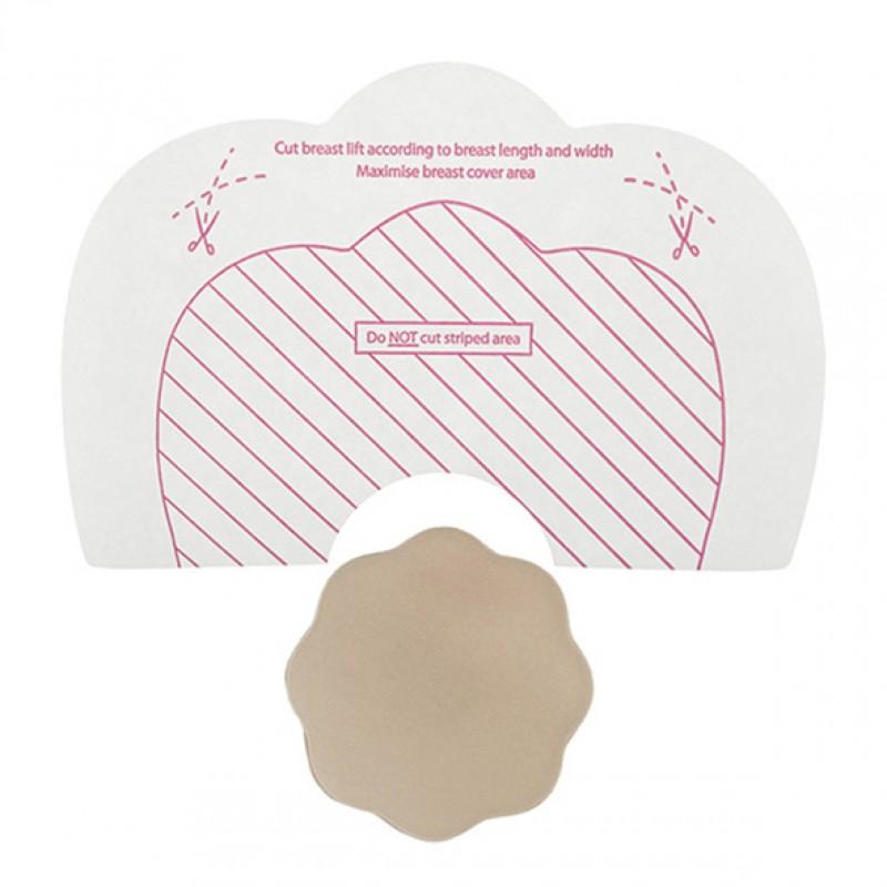 Bye bra - breast lift & silicone nipple covers f-h nude 3 pairs