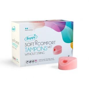 Тампоны гигиенические Beppy Soft & Comfort Wet, 8 шт