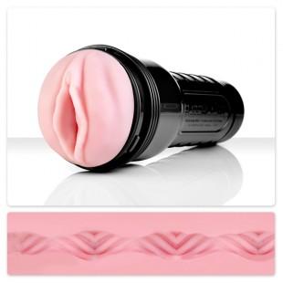 Мастурбатор-вагина fleshlight pink lady vortex, розовый