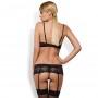 Obsessive - wonderia set 3 pcs black s/m