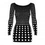 Obsessive - Rocker dress black S/M/L