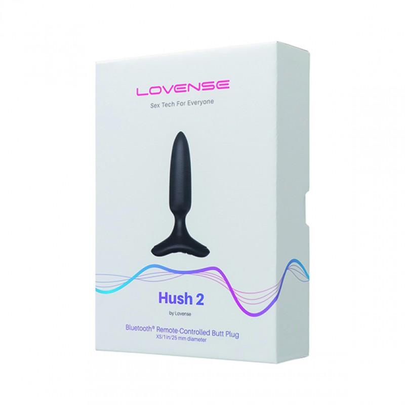 вибрирующая анальная пробка XS-размер 25 мм- Lovense Hush 2