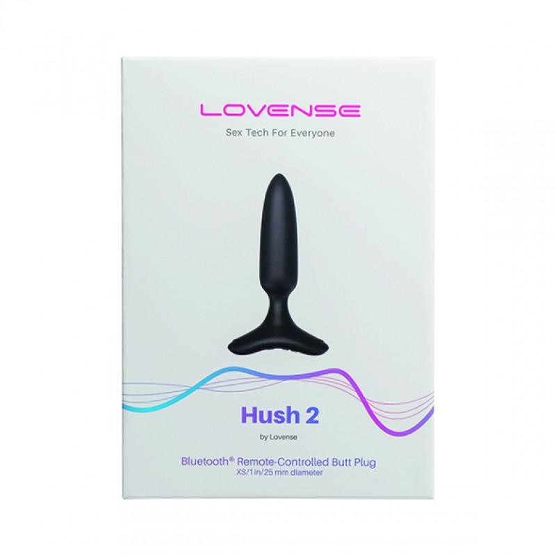 вибрирующая анальная пробка XS-размер 25 мм- Lovense Hush 2