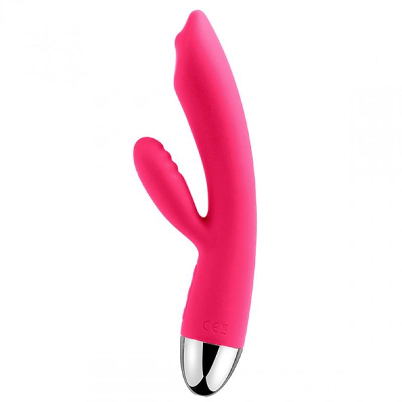 Rabbit vibrator with rolling ball - Svakom Trysta