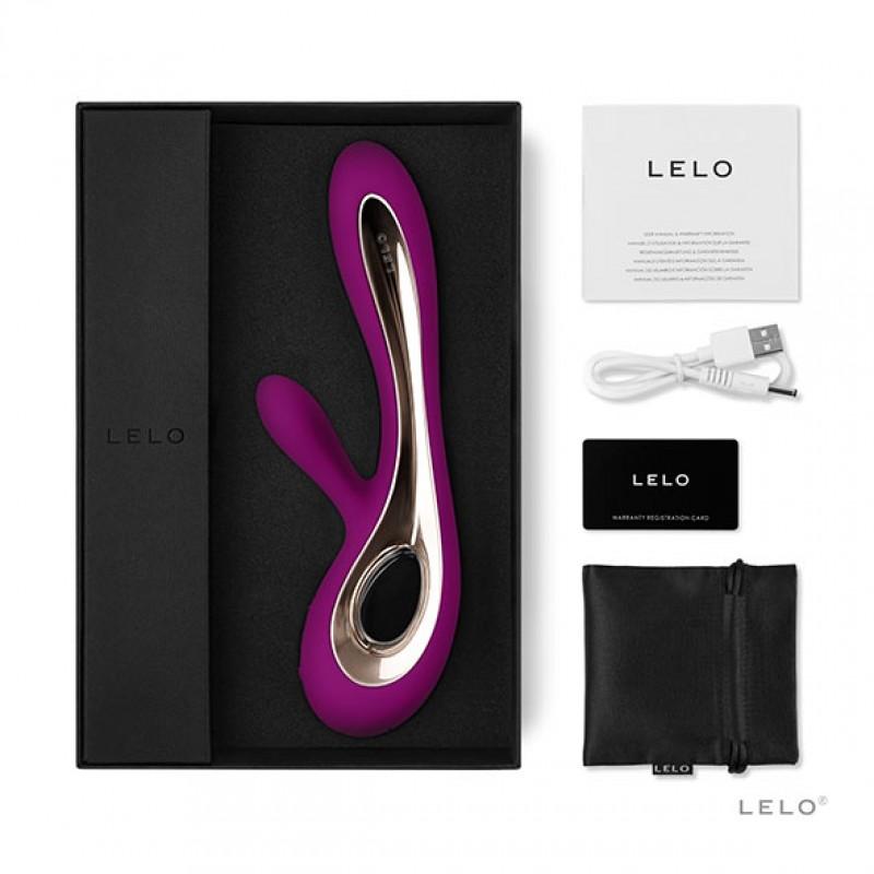 Rabbit vibrator - Lelo Soraya 2 Deep Rose