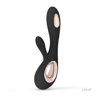 Rabbit vibrator - Lelo soraya wave black