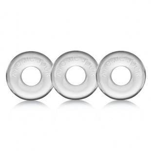 Oxballs - ringer of do-nut 1 3-pack clear