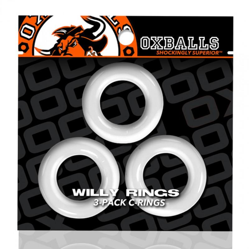 Oxballs - willy rings 3-pack cockrings white