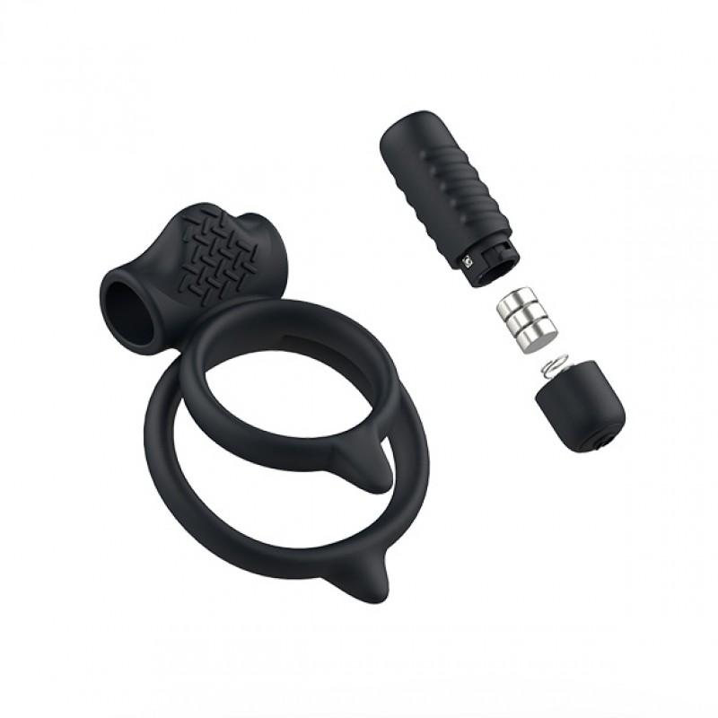 B swish - bcharmed basic plus dual cock ring black