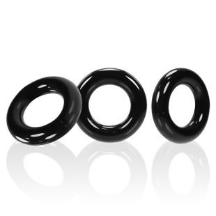 Oxballs - willy rings 3-pack cockrings black