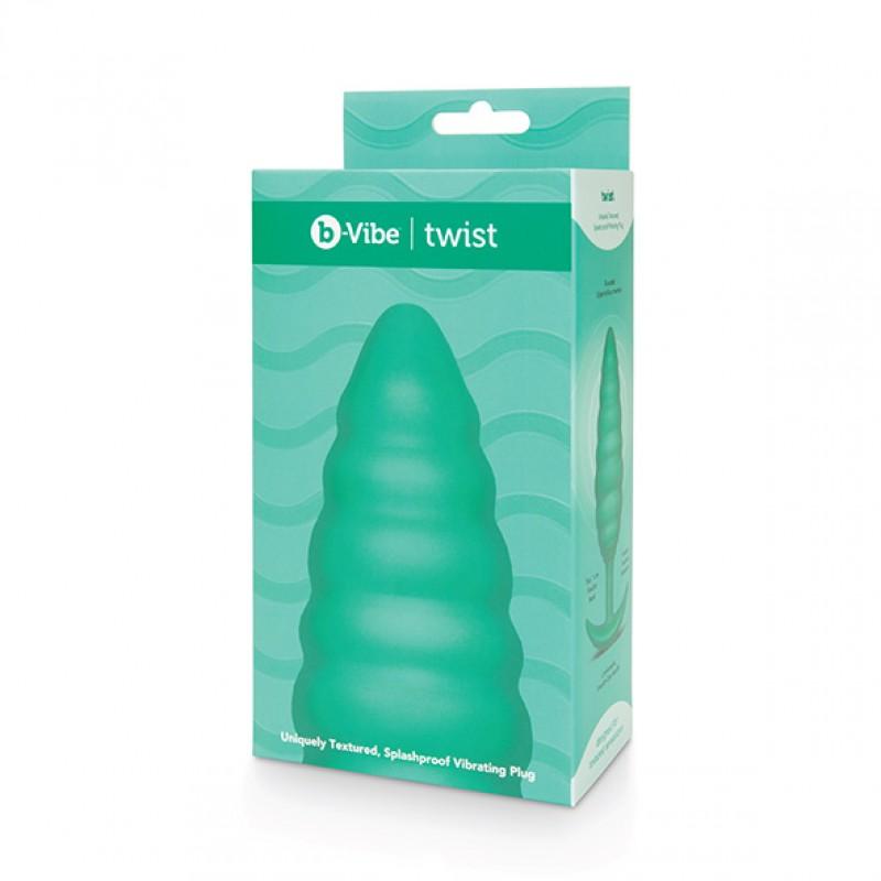 B-vibe - texture plug twist green