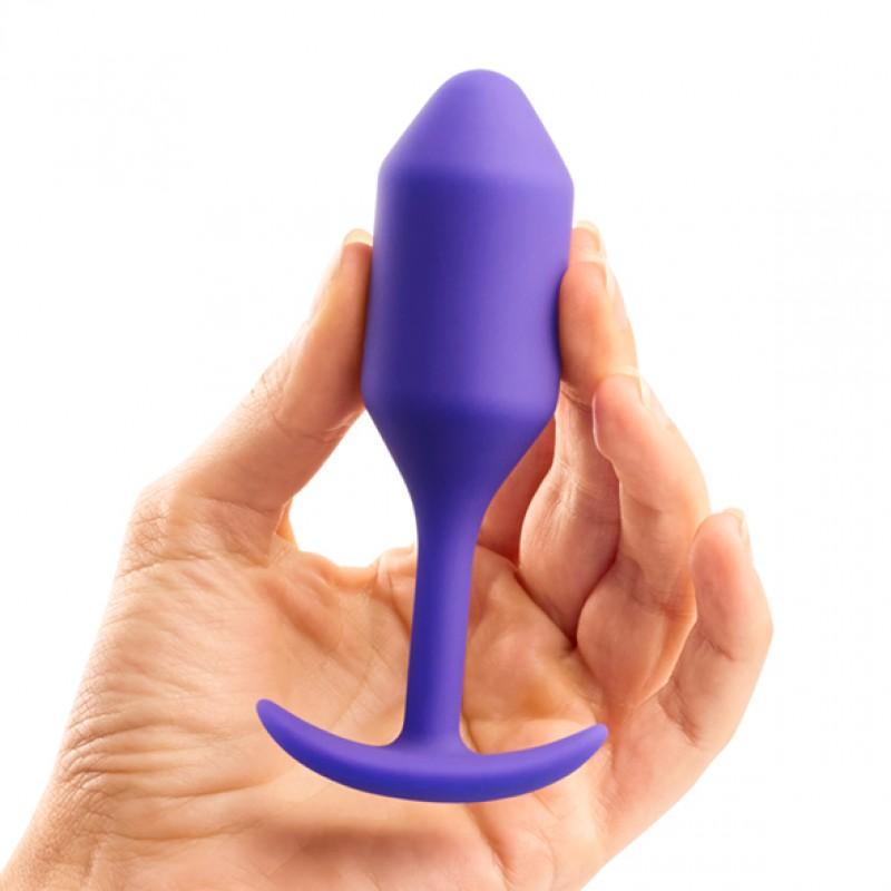 B-vibe - snug butt plug 2 lilla