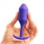 B-vibe - snug butt plug 2 purple