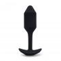 B-vibe - vibrating snug plug m black