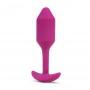 B-vibe - vibrating snug plug m rose