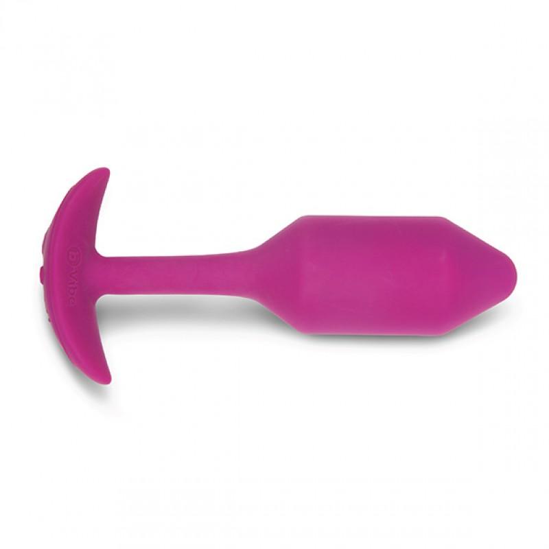 B-vibe - vibrating snug plug m rose