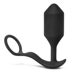 Vibreeriv anaalne kork erektsioonirõngaga XL - b-vibe - snug & tug