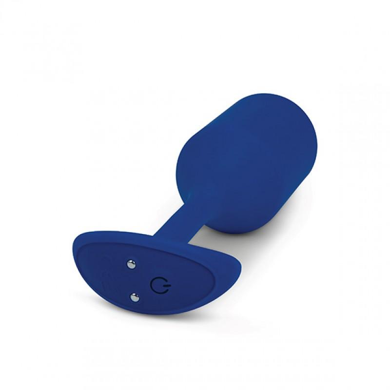 B-vibe - vibrating snug plug xl navy