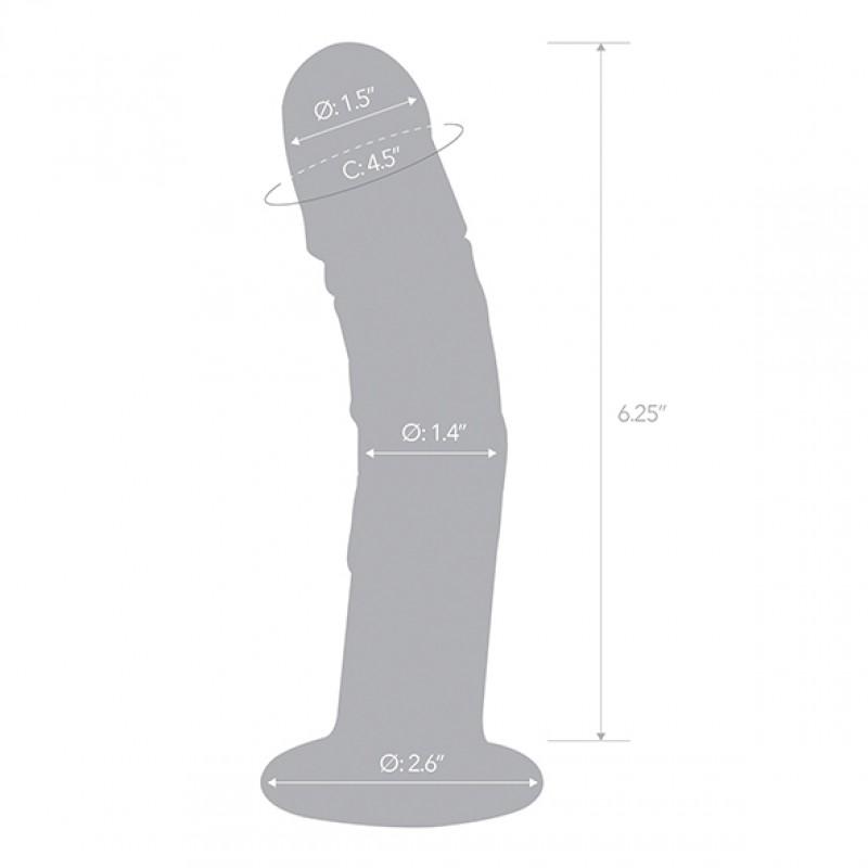 Kumer klaasist dildo veenidega - Glas