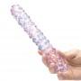 Glas - Purple Rose Nubby Dildo